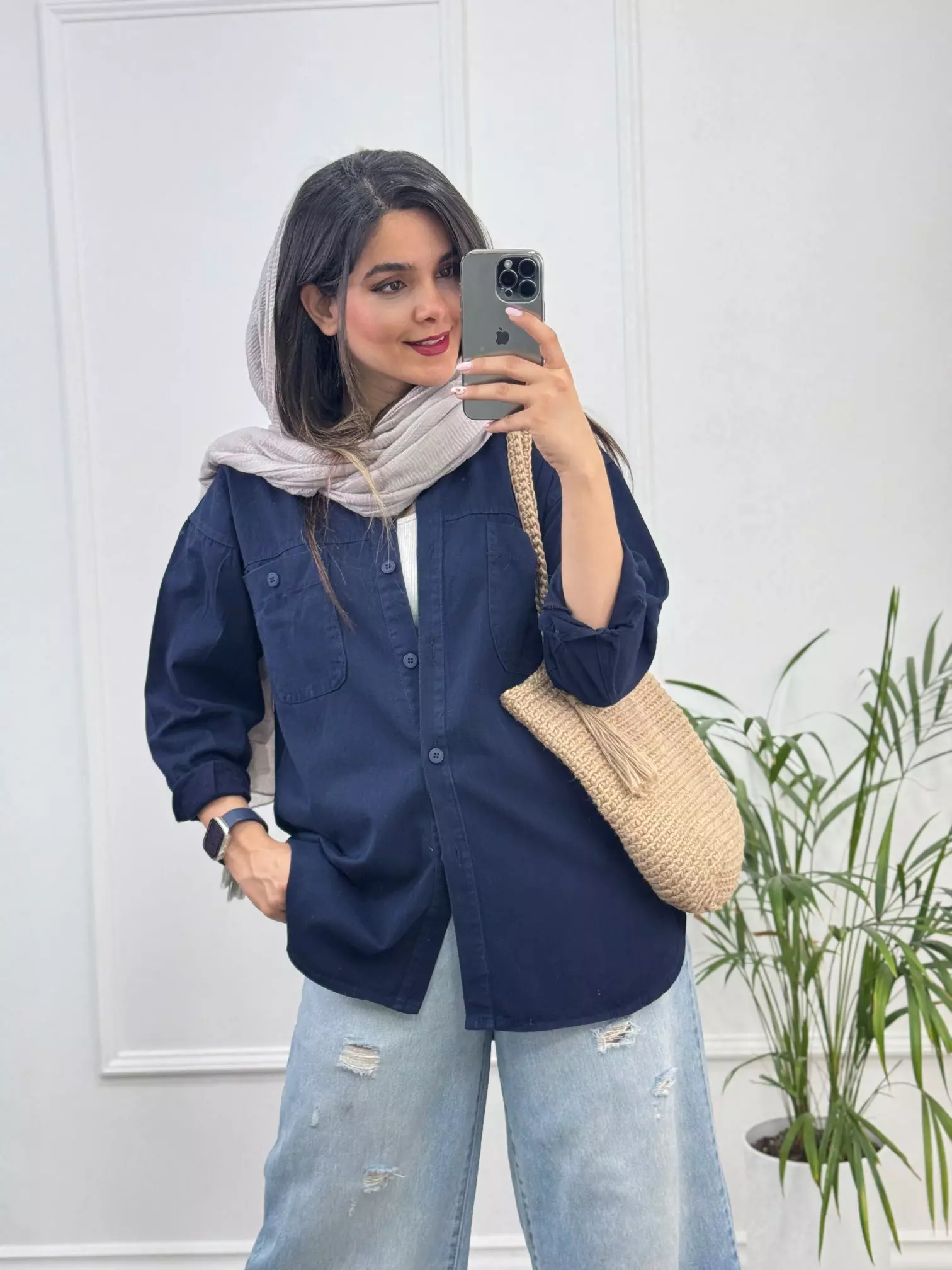 مانتو کتان آنیلا